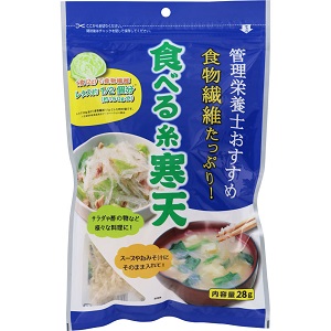 管理栄養士おすすめ食べる糸寒天 28g 加藤産業【AJ】｜sogo-e-shop