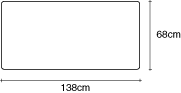 デスクマット再生塩ビ ついに入荷 光沢仕上げ 1380 680mm グレー下敷付