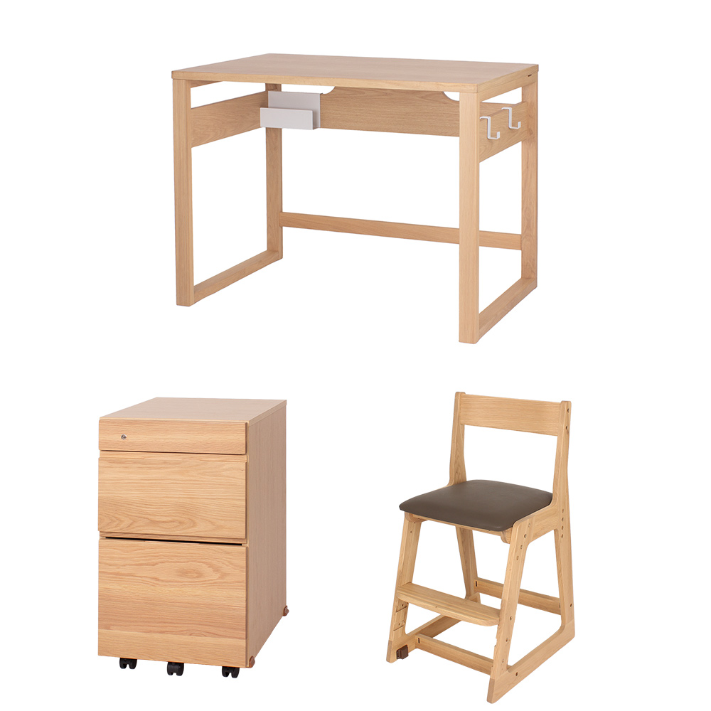 Cretta 学習家具 3点セット イトーキ クレッタ デスク 学習机 W100cm + 