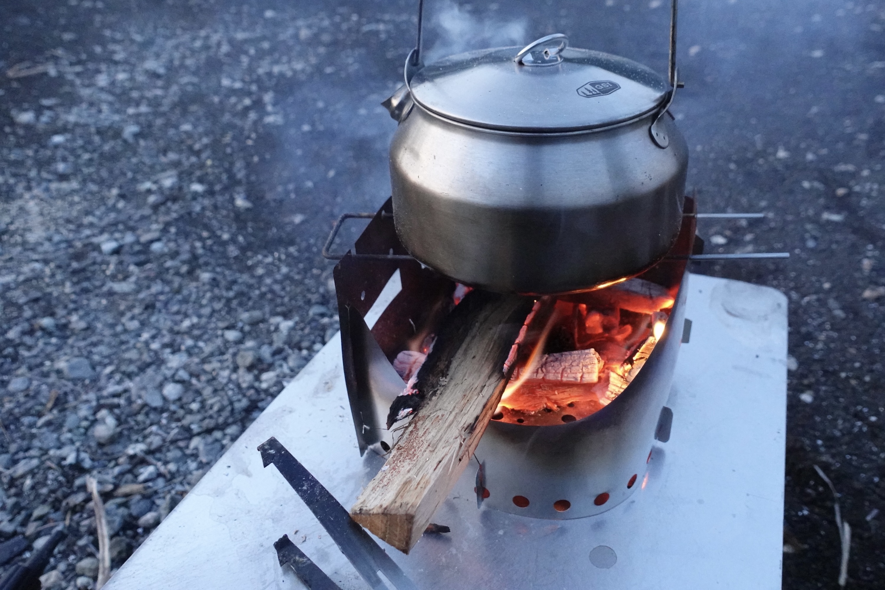 Backside summit design 森旅テーブル 森旅ストーブ セット 森旅STOVE セット 焚火台 コンパクト ストーブ 小型 アウトドア ソロ