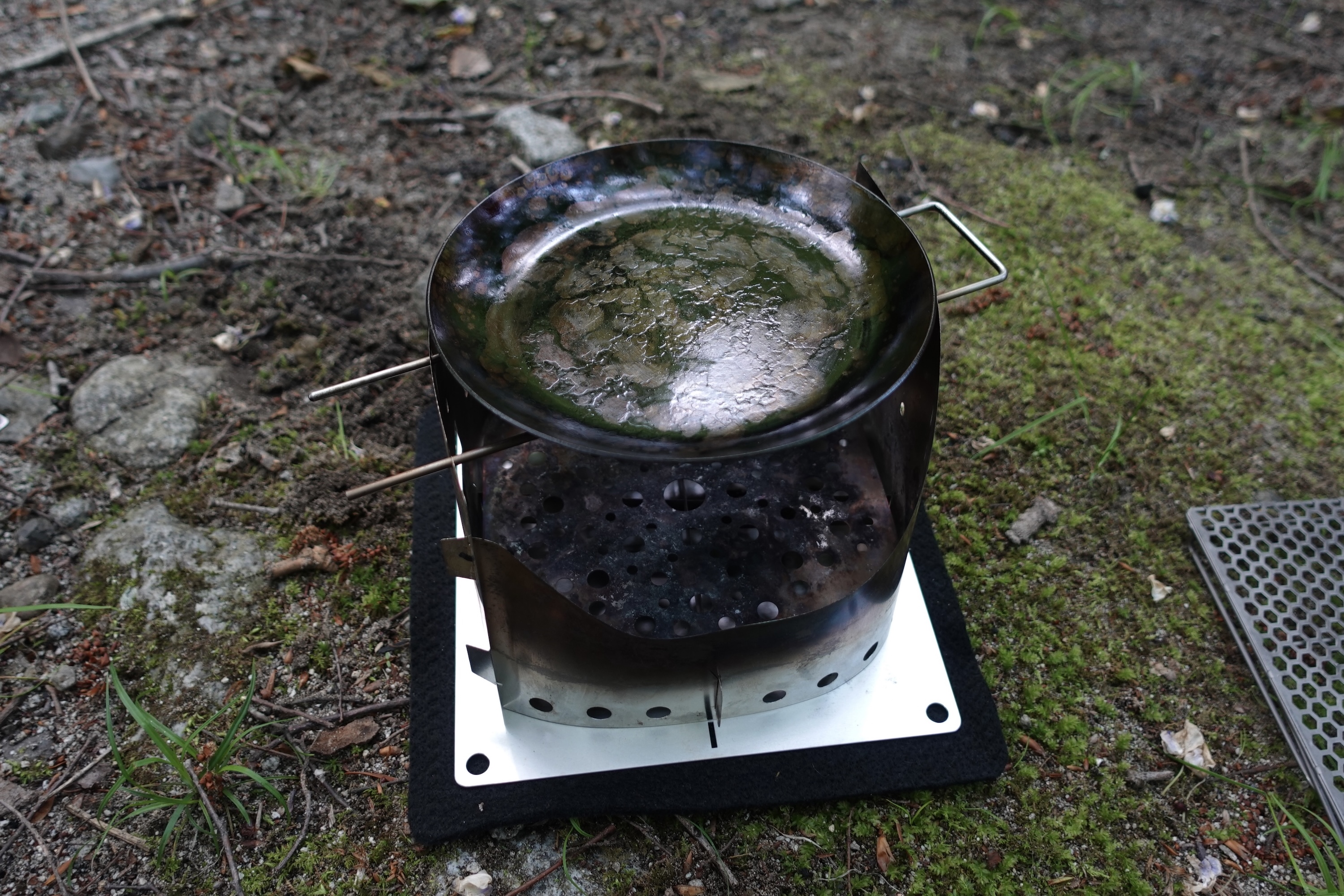Backside summit design 森旅テーブル 森旅ストーブ セット 森旅STOVE セット 焚火台 コンパクト ストーブ 小型 アウトドア ソロ