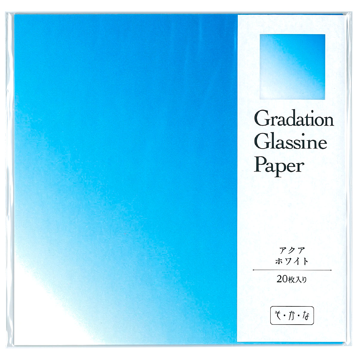 グラシン紙 グラデーション単色 折り紙サイズ 15×15cm 透けるデザインペーパー｜sokana｜06