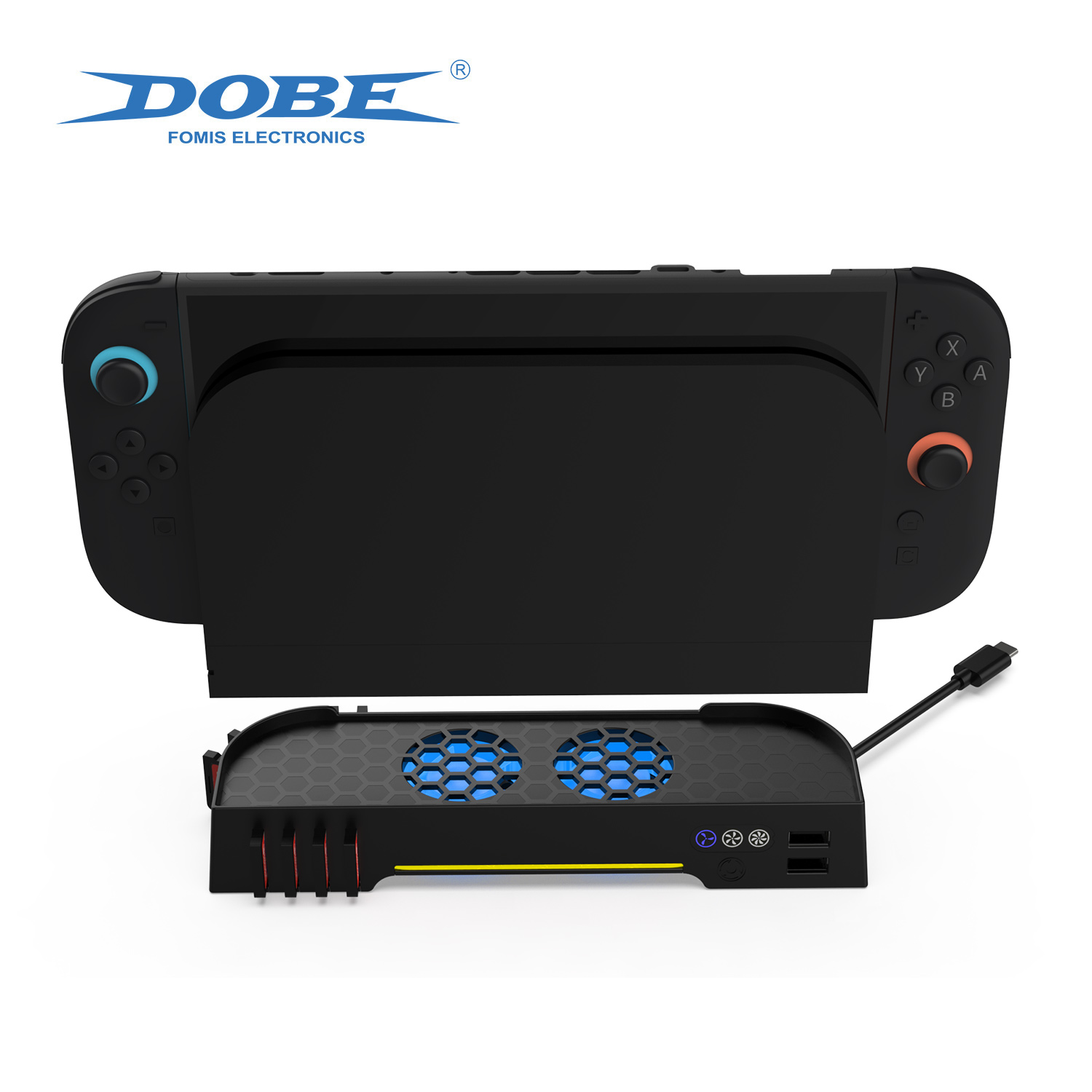 Nintendo Switch2 ドック冷却ファン スタンド 冷却ファン 風量調節