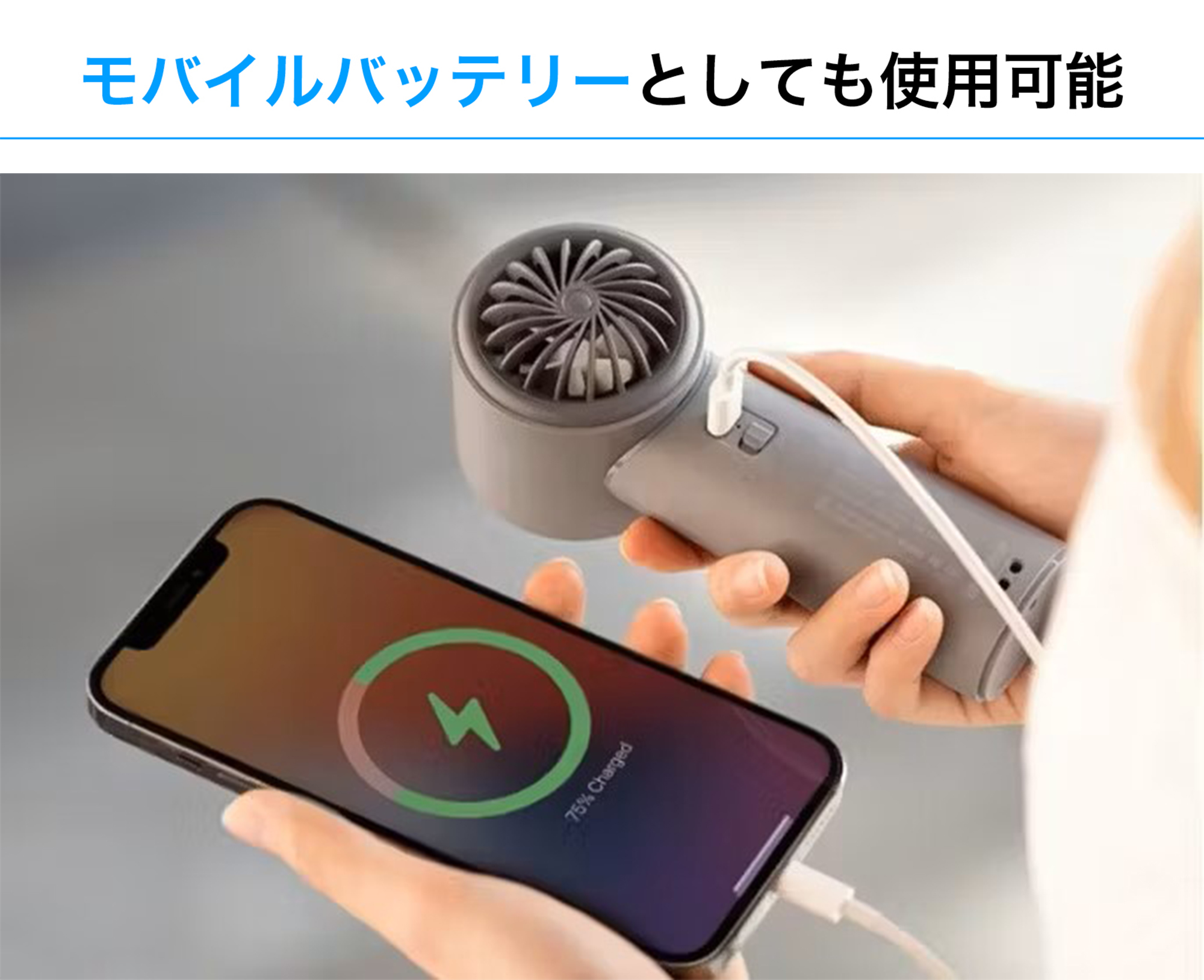 COREWA ペルチェ式 ハンディクーラー ハンディファン 冷却プレート