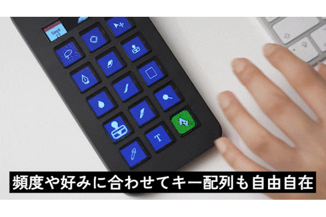 Stream Dock MBOX N1 左手デバイス テンキー型 PC作業効率化