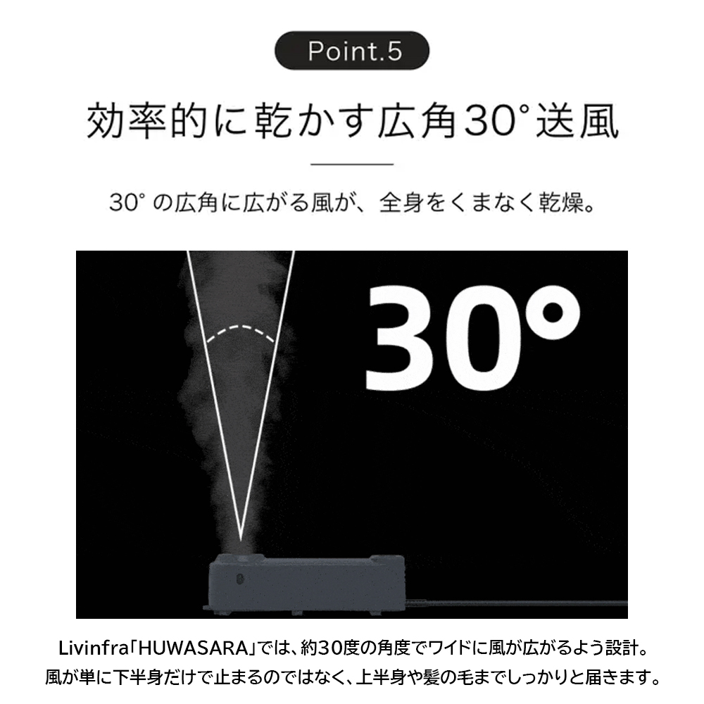 HUWASARAボディドライヤー
