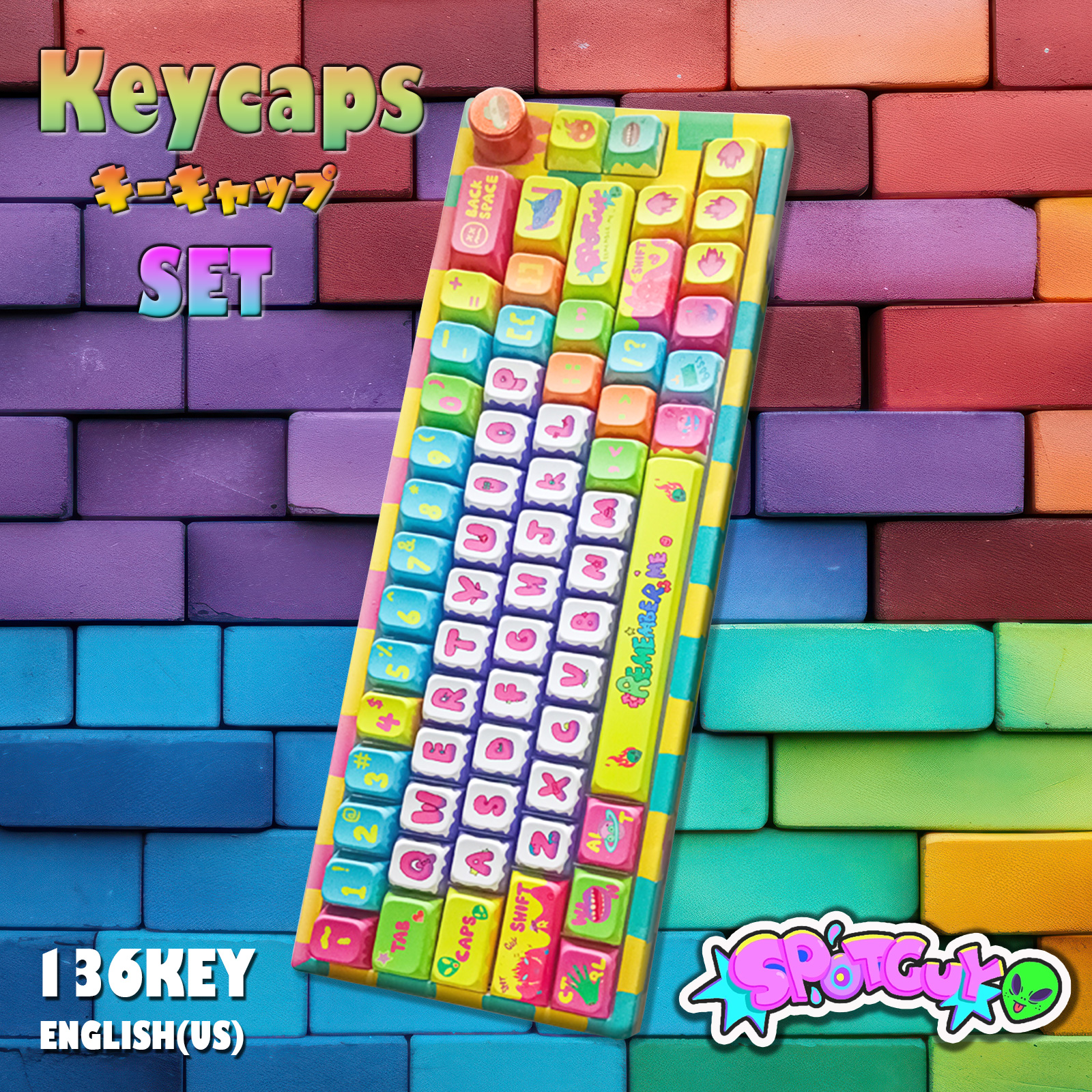 CREATIVE UNIVERS 136鍵 キーキャップ ゲーミングキーキャップ PBT