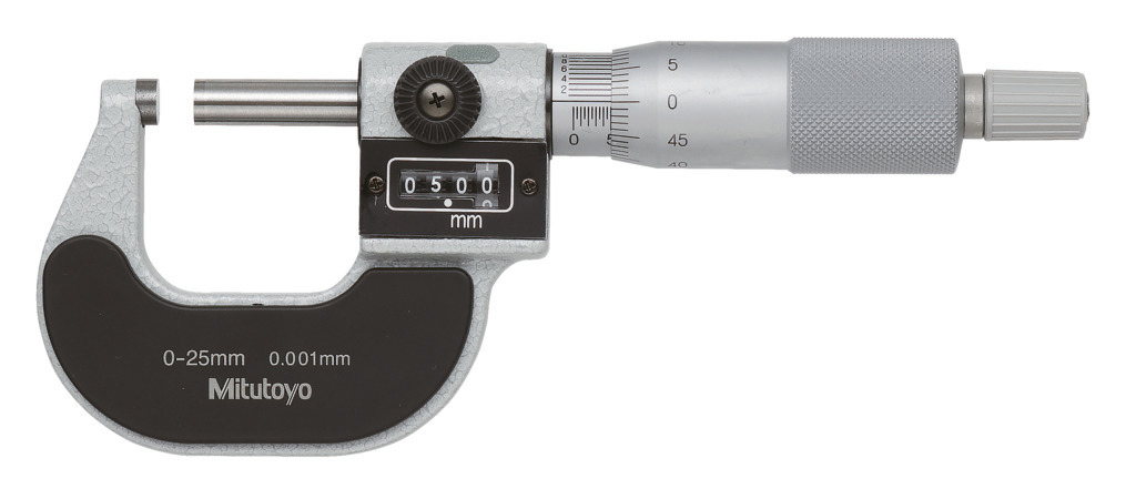 ミツトヨ M110-25 0〜25mm 0.01mm 標準外側マイクロメータ 103-137 