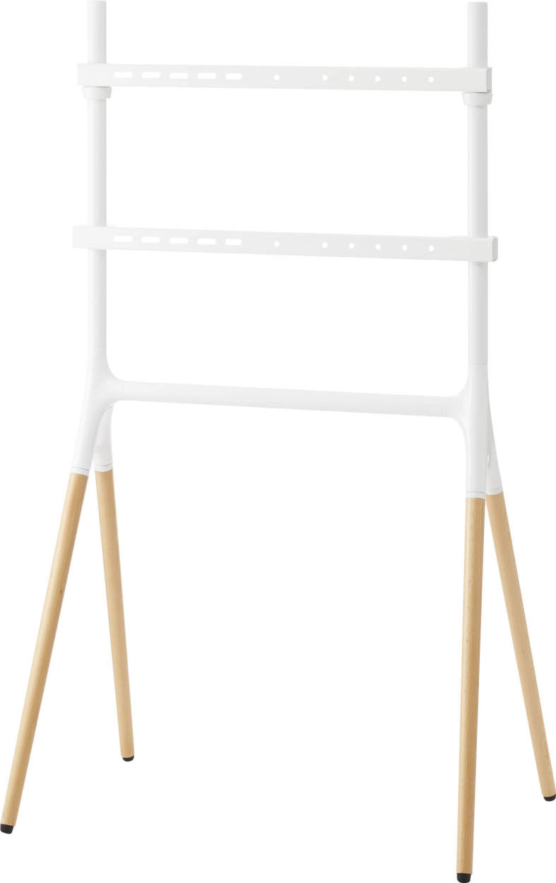 テレビスタンド イーゼルタイプ ハイタイプ おしゃれ 自立式 天然木 32〜55型対応 高さ調節 省スペース 天然木 イーゼルタイプ ハイタイプ おしゃれ 自立式 55型対応 高さ調節 省スペース ブラック ホワイト 粉体塗装