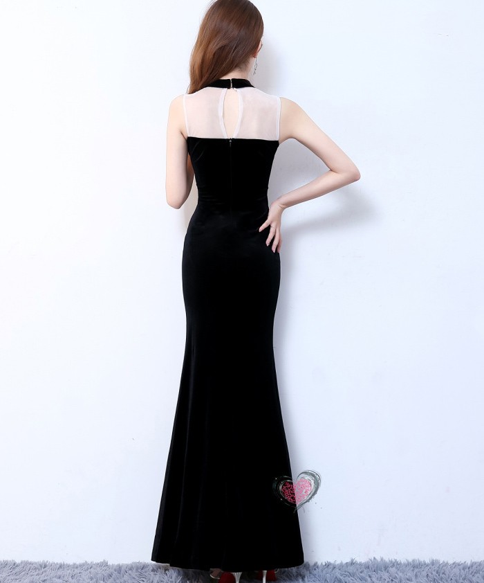 パーティードレス ロングドレス ベロア ベロアドレス マーメイド イブニングドレス ロング丈イベント フォーマル カラードレス ノースリーブ スリット Lf c Solas 通販 Yahoo ショッピング