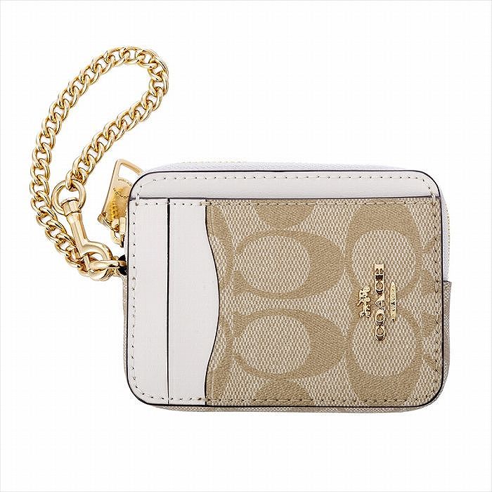 COACH　コインケース コーチ 64732 クロスグレーン レザー コインケース 小銭入・定期