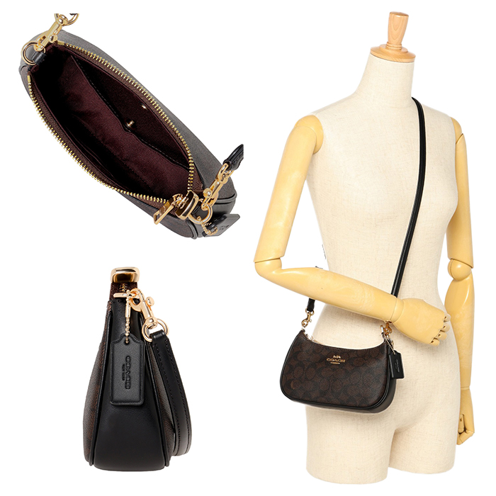 65 COACH コーチ　レザー　2WAY ハンドバッグ　ショルダーバッグ COACH（コーチ） コーチアウトレット ショルダーバッグ レディース