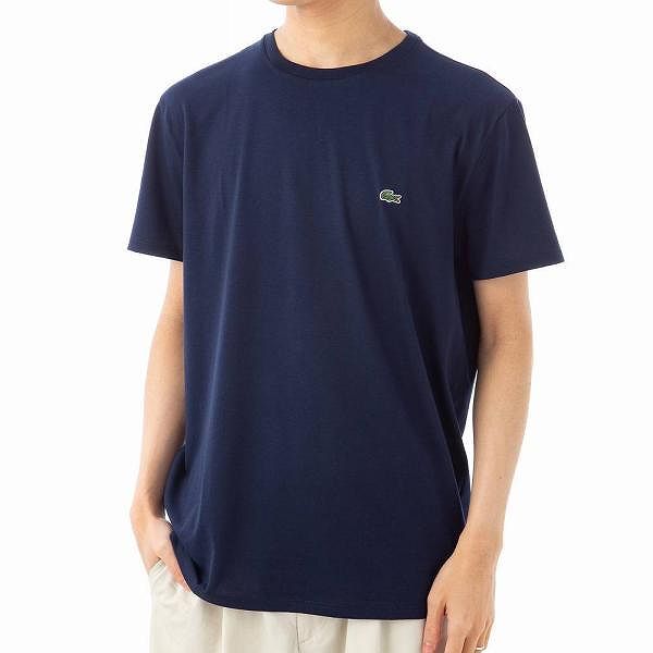 Tシャツ・カットソー Lacoste Men's Crew Neck T-Shirt Navy TH6709-166 LACOSTE ラコステ Tシャツ ブランド TH6709 166 クルーネック