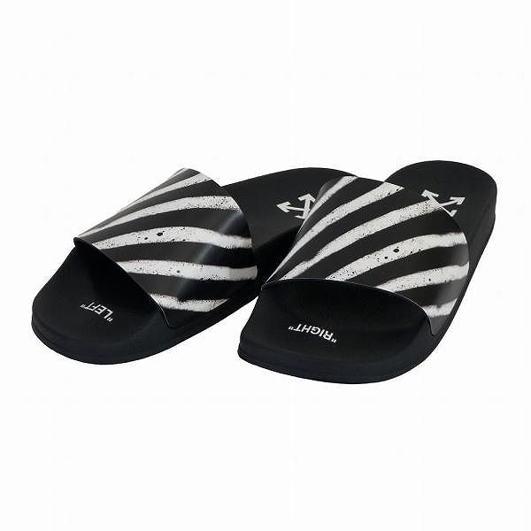 off white（オフホワイト） サンダル SPRAY STRIPES SLIDER