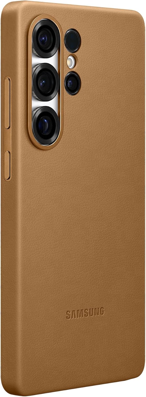 Galaxy S25 Ultra ケース 純正 レザーケース キャメル Galaxy S25 Ultra ケース 純正 レザーケース Kindsuit Case EF