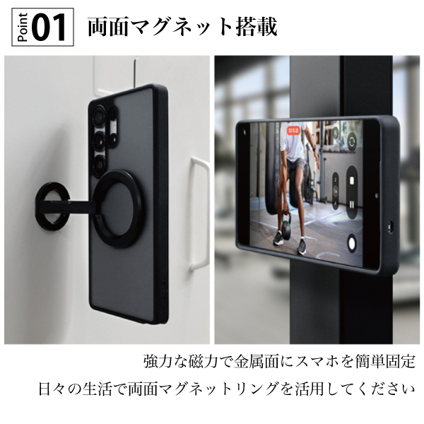 Galaxy スマホリング Magsafe対応 Samsung純正品 両面 マグネット