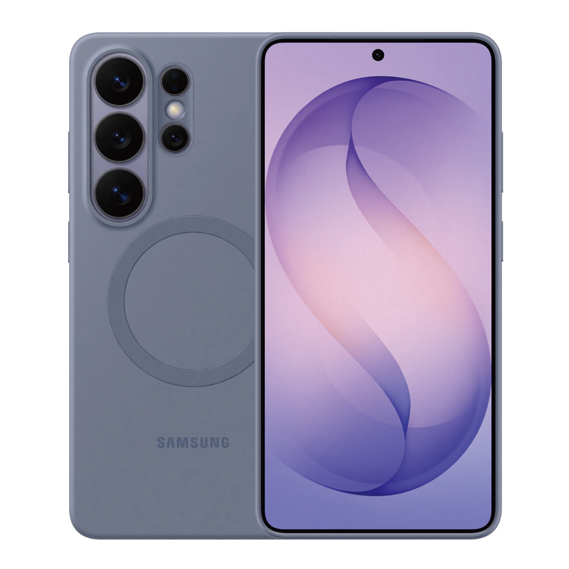 純正品 Galaxy S26 Ultra マグネットケース ライトバイオレット Galaxy S S26 Ultra ケース 純正 MagSafe対応 シリコンマグネット