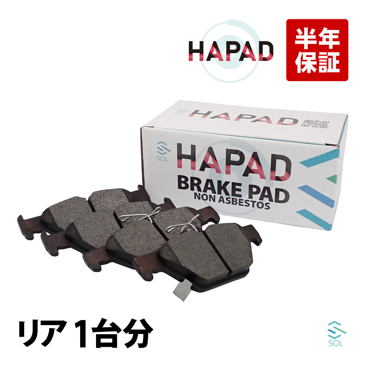 スバル　インプレッサ　レガシー　リヤブレーキパッド SUBARU（スバル） HAPAD インプレッサ GK2 リア ブレーキパッド