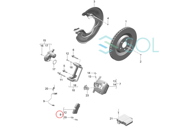 アウディa4 ブレーキパッド 純正のおすすめ人気商品一覧 通販 - Yahoo