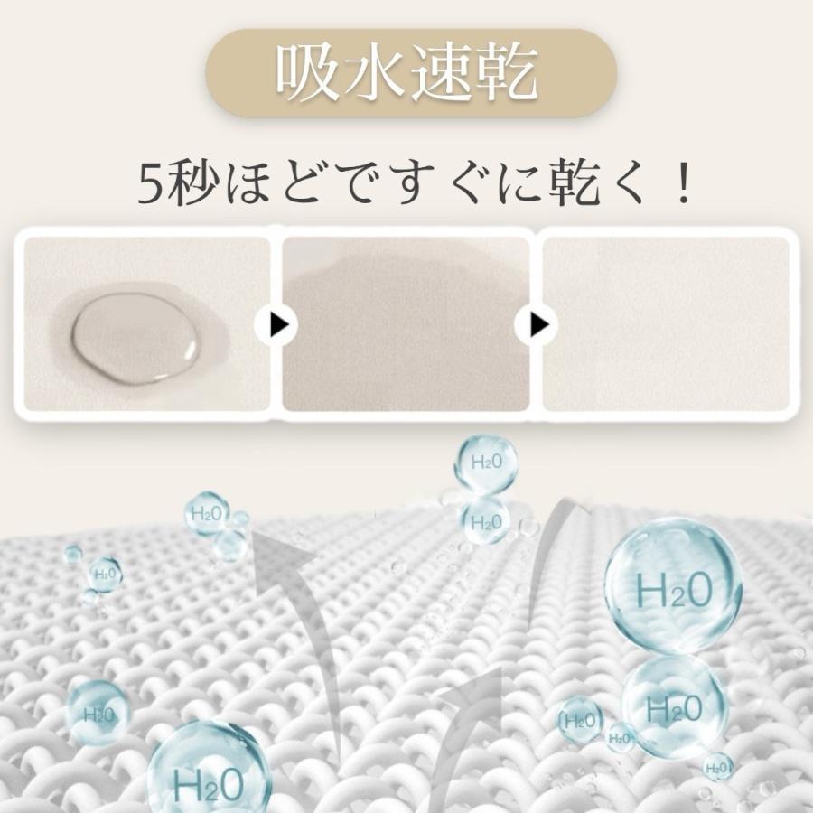 珪藻土 水切りマット シンクマット キッチン ソフト マット バスマット
