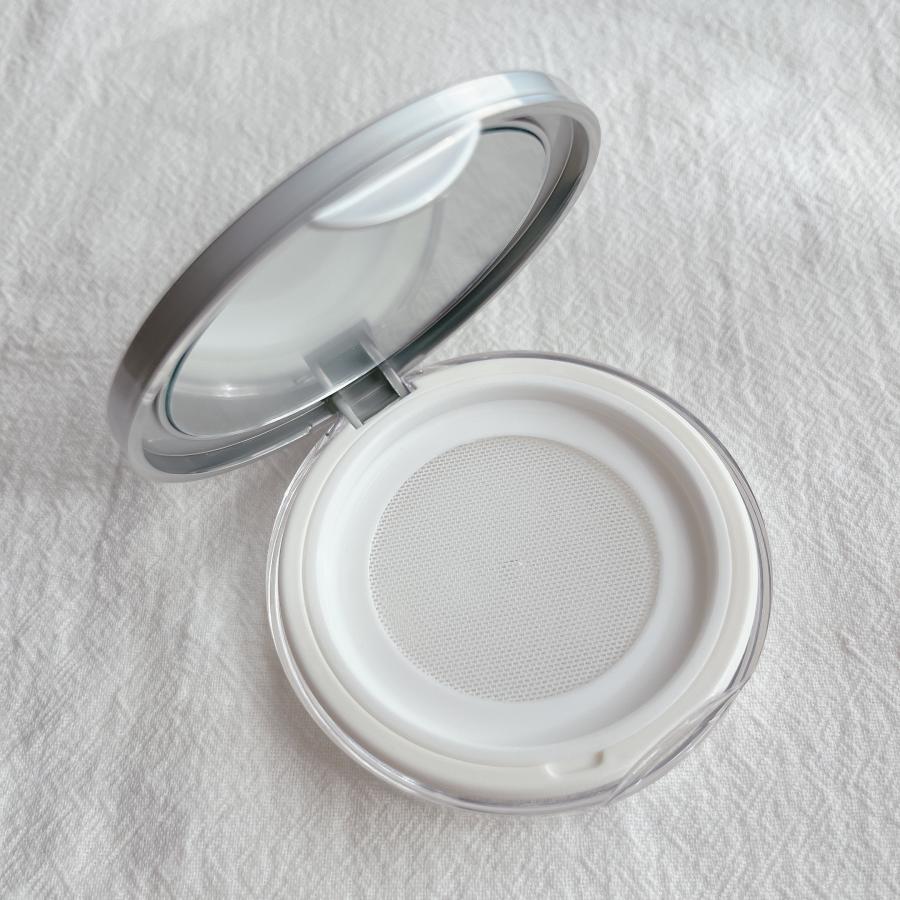 パウダーケース メッシュ ルースパウダー ケース 詰め替え 持ち運び