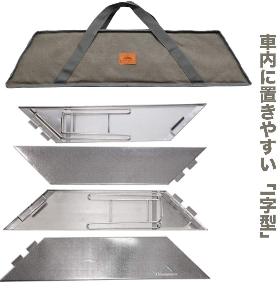 CAMPINGMOON 囲炉裏テーブル 焚き火テーブル アウトドアテーブル