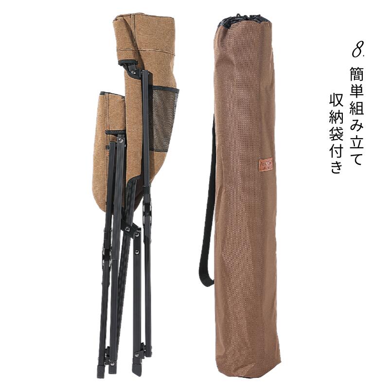 CAMPINGMOON 焚き火チェア ローチェア キャンプ アウトドア