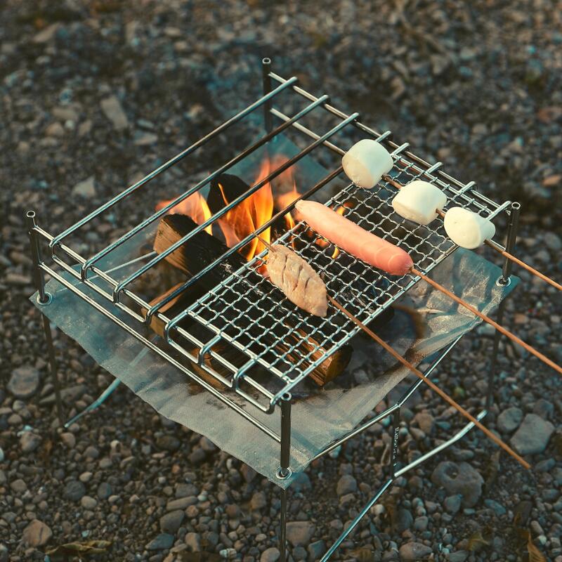 焚き火台 ゴトク ロストル グリル 網 コンロ 焼き網 CAMPINGMOON SOLO 