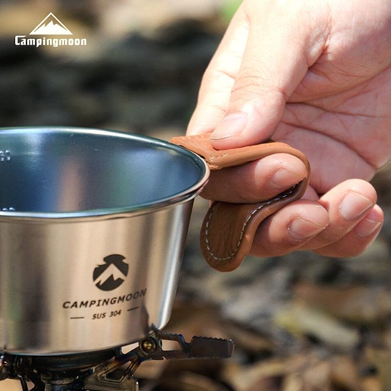 CAMPINGMOON シェラカップ 深型 セット ハンドルカバー ハンドル
