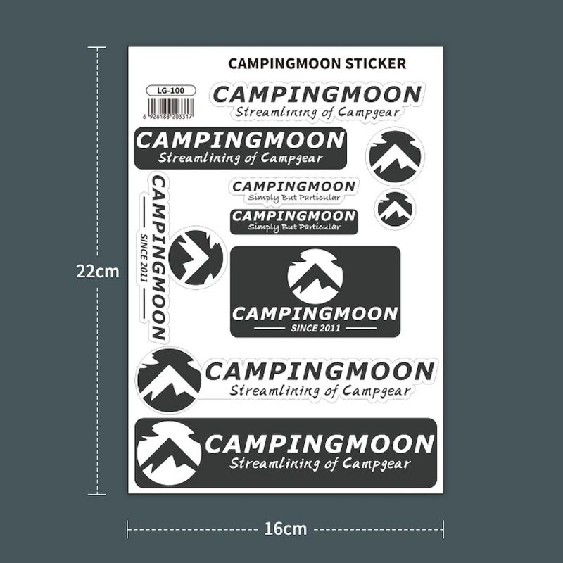 ステッカー キャンピングムーン CAMPINGMOON オリジナルロゴステッカー 