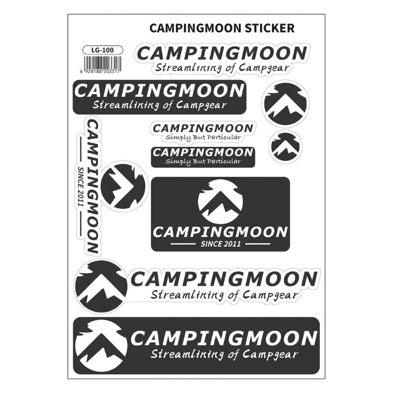 ステッカー キャンピングムーン CAMPINGMOON オリジナルロゴステッカー