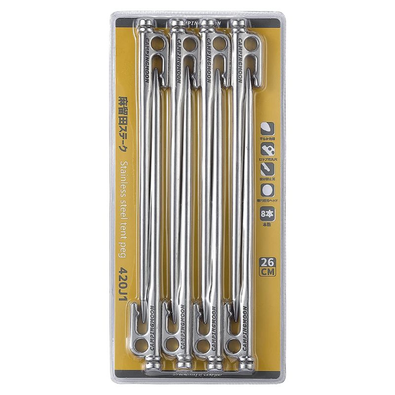 CAMPINGMOON キャンピングムーン（CAMPING MOON） 鍛造ペグ ステンレス