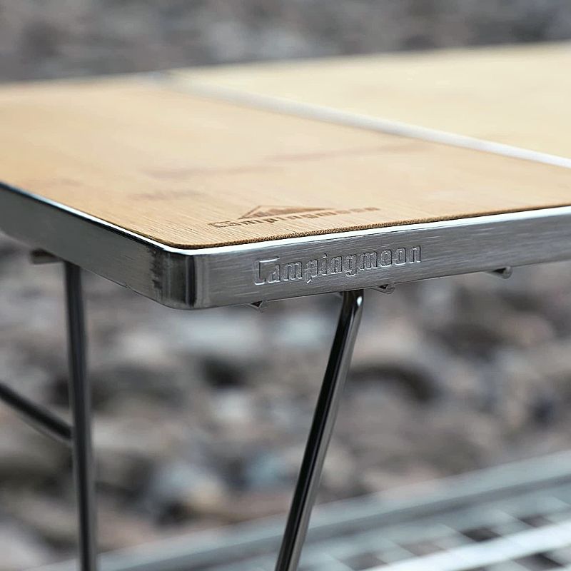キャンピングムーン IGT用 グリルテーブル CK-1 スノーピーク フラットバーナー プレートバーナー サイドボード 天板 竹製天板 テーブル  キャンプ P21