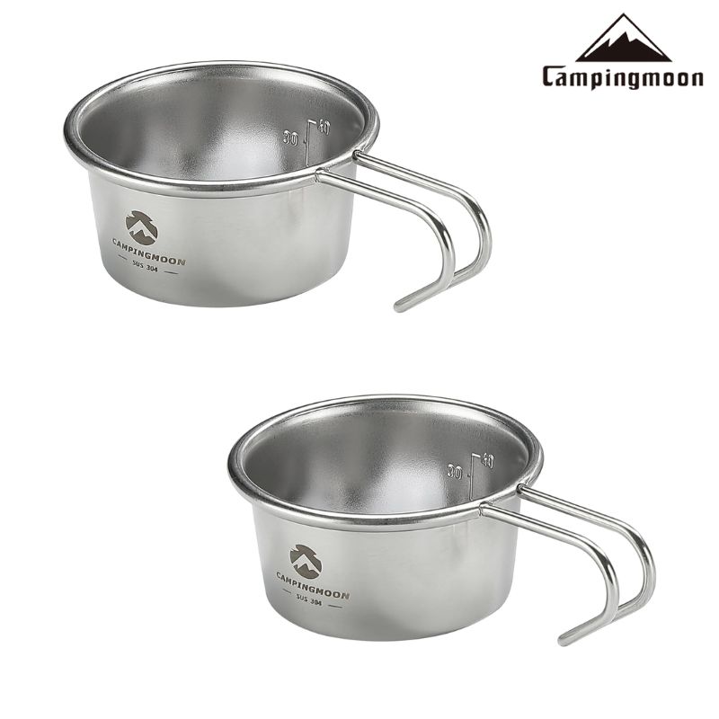 CAMPINGMOON シェラカップ マグカップ キャンプ用 コップ 2点