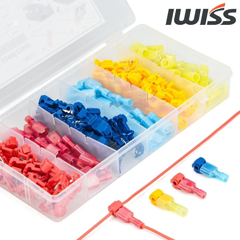 IWISS アイウィス 端子セット エレクトロタップ T型 配線コネクター 