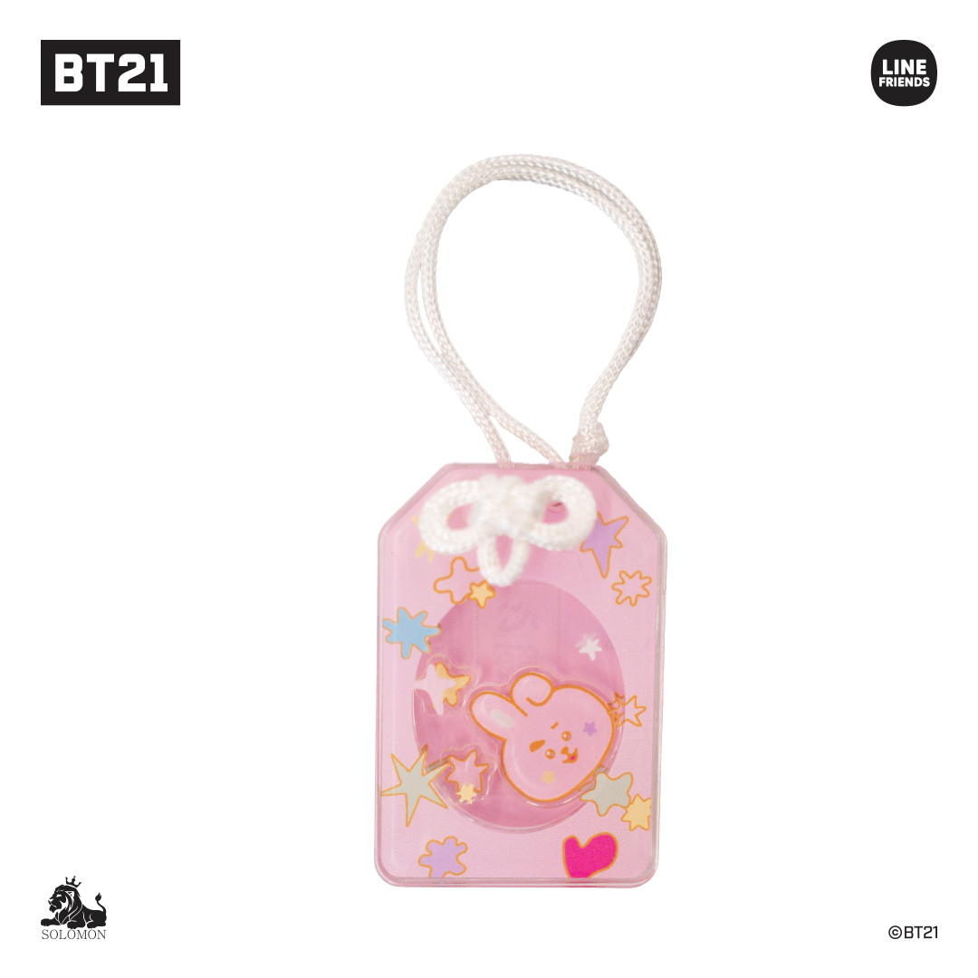 ソロモン商事【BT21アクリルお守りキーリング】OMAMORI KEYRING レトロ