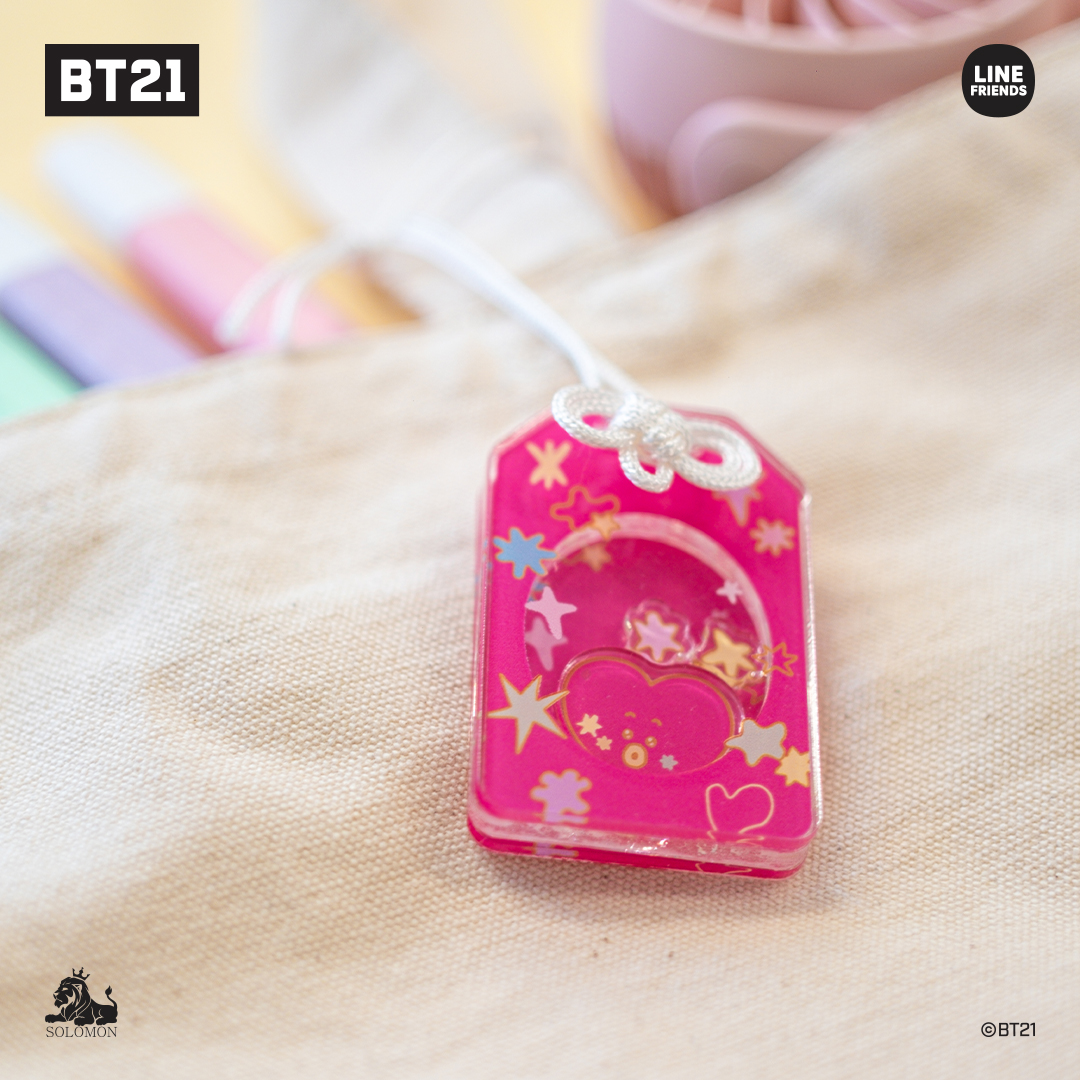 ソロモン商事【BT21アクリルお守りキーリング】OMAMORI KEYRING レトロ