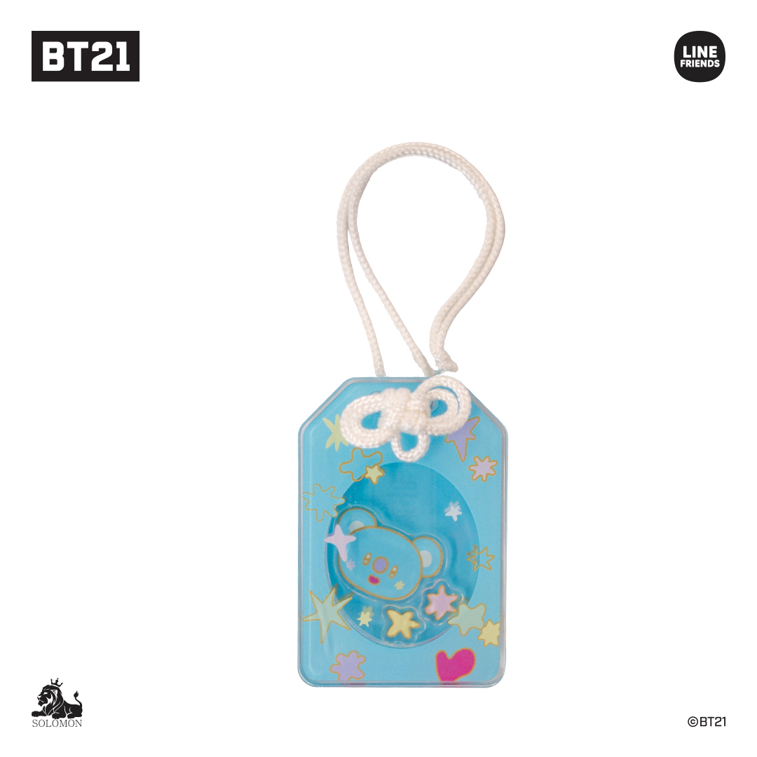 ソロモン商事【BT21アクリルお守りキーリング】OMAMORI KEYRING レトロ