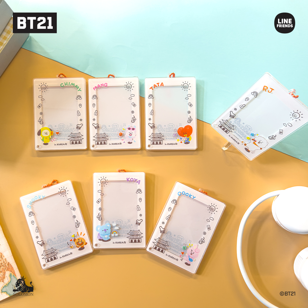 BT21 アクリルフォトカードキーホルダー】 カードホルダー アクリル