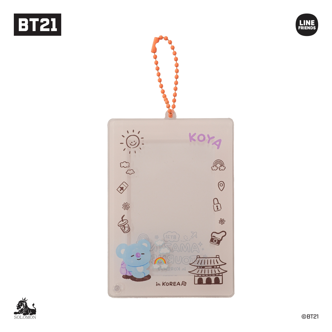 BT21 アクリルフォトカードキーホルダー】 カードホルダー アクリル