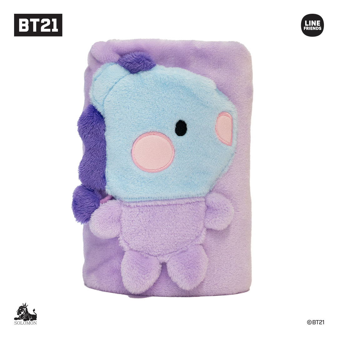 ソロモン商事 BT21 minini 2023年　ぬいぐるみ ブランケット BT21-BRK-M BLANKET インテリア ひざ掛け 毛布 かわいい  キャラクター