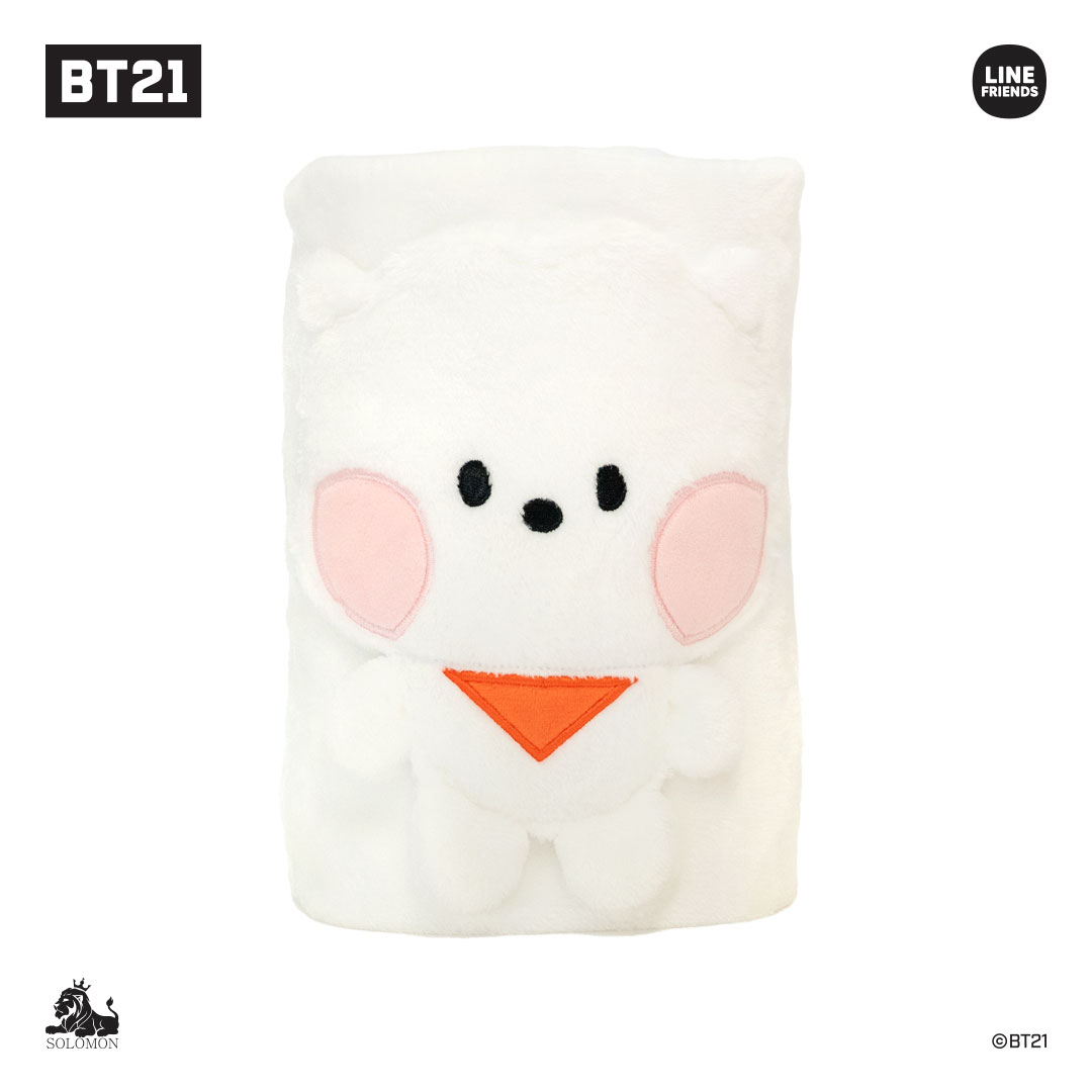 BT21 ソロモン商事 minini 2023年 ぬいぐるみ ブランケット BT21