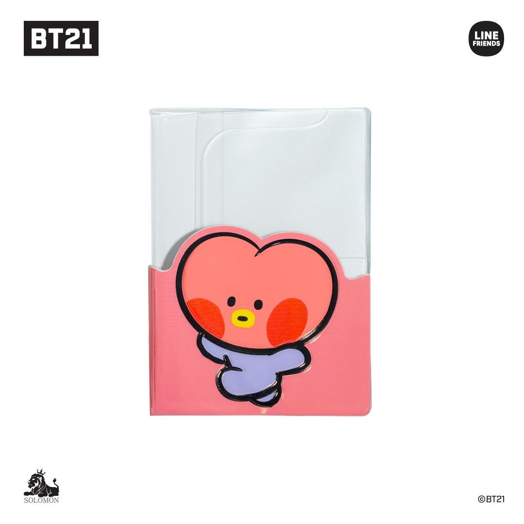 ソロモン商事 BT21 minini パスポートケース BPC_M_ PASSPORT CASE 航空券 ケース パスポート 旅行 旅行用品 パスポートカバー トラベル カバー｜solomon｜02