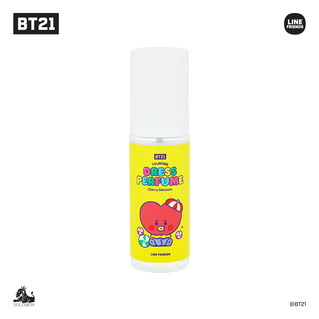 【：50%OFFセール：】 ソロモン商事 BT21 ドレスパフューム Formulated by the SAEM　DRESS PERFUME  ファブリックミスト