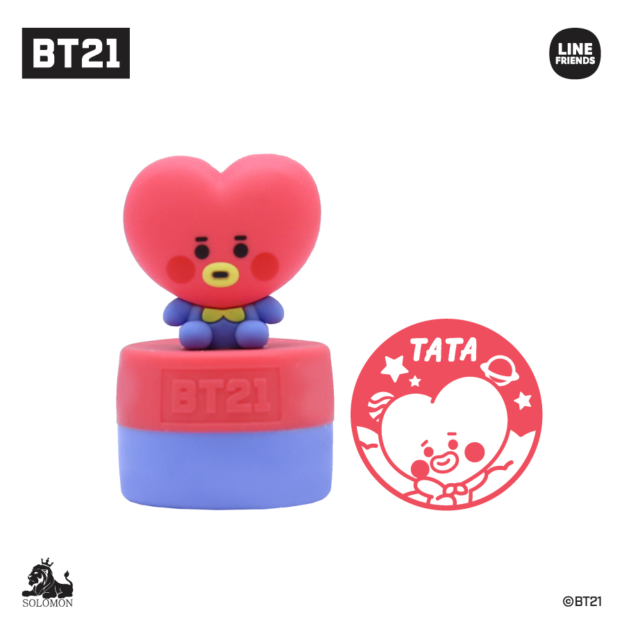Bt21 公式 フィギュアスタンプ Figure Stamp ゴム印 事務用品 印章用品 文房具 かわいい Bt21 Fst ソロモン 通販 Yahoo ショッピング