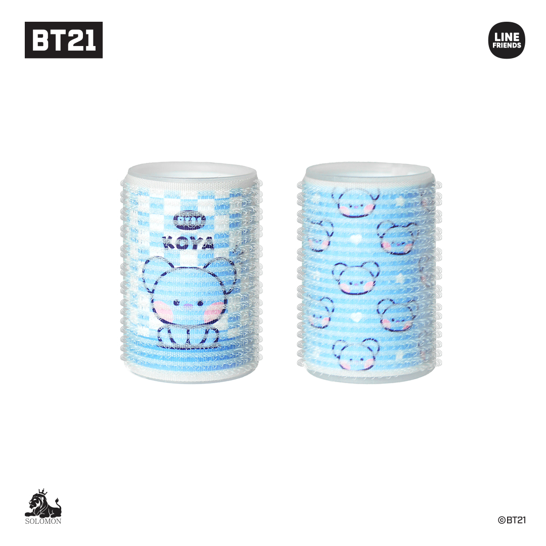 BT21 【：30%OFFセール：】ソロモン商事 BT21 minini ヘアロール(2P