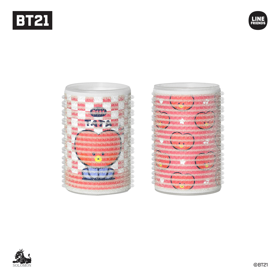 BT21 【：30%OFFセール：】ソロモン商事 BT21 minini ヘアロール(2P