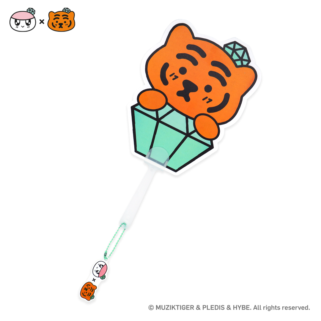 夏限定特価<< ソロモン商事【BONGBONGEE x MUZIK TIGER うちわ