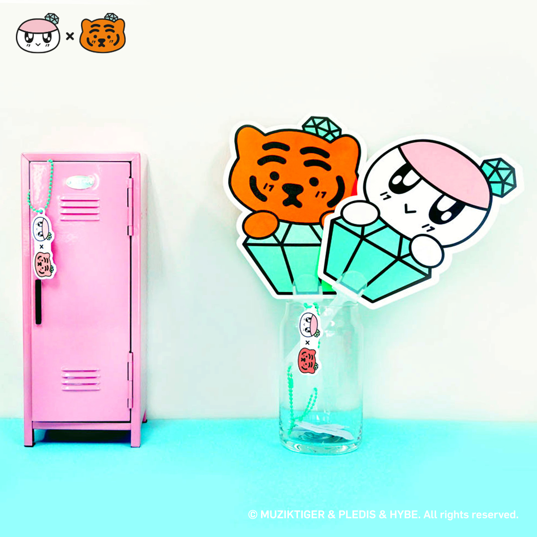 グクミンうちわ 夏限定特価<< ソロモン商事【BONGBONGEE x MUZIK TIGER うちわ