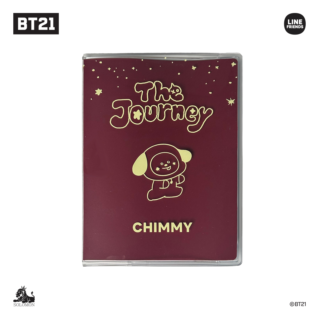 バターベア　ポップアップ　パスポートケース ソロモン商事 ☆NEW☆BT21 パスポートケース jpc-bt21_ PASSPORT CASE